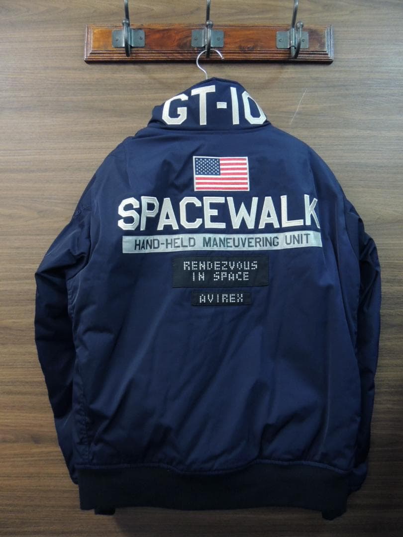 新品XL AVIREXジェミニ計画GT-10スタンドカラー カスタム MA-1 - メルカリ