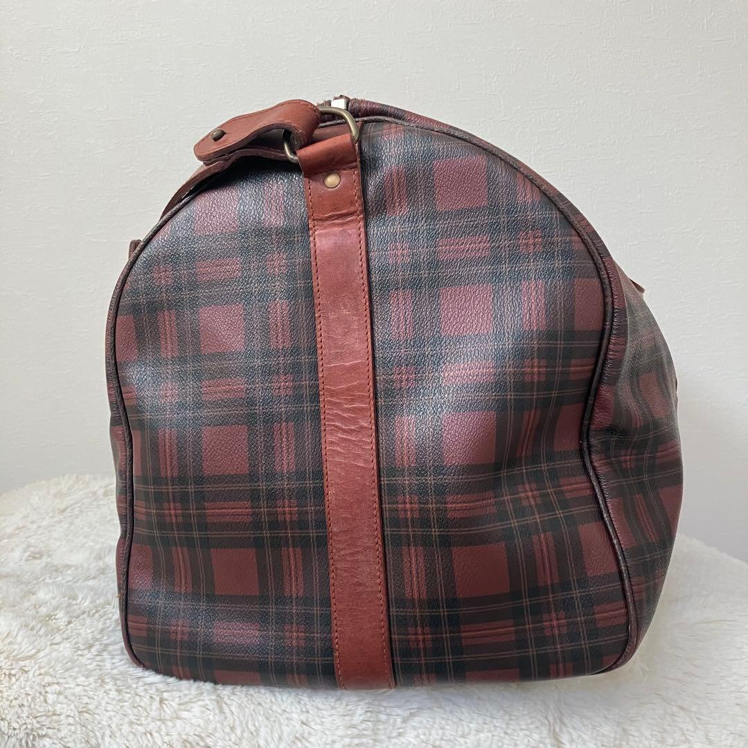 希少カラー✨ポロ ラルフローレン ボストンバッグ 2way 赤 PVC 旅行