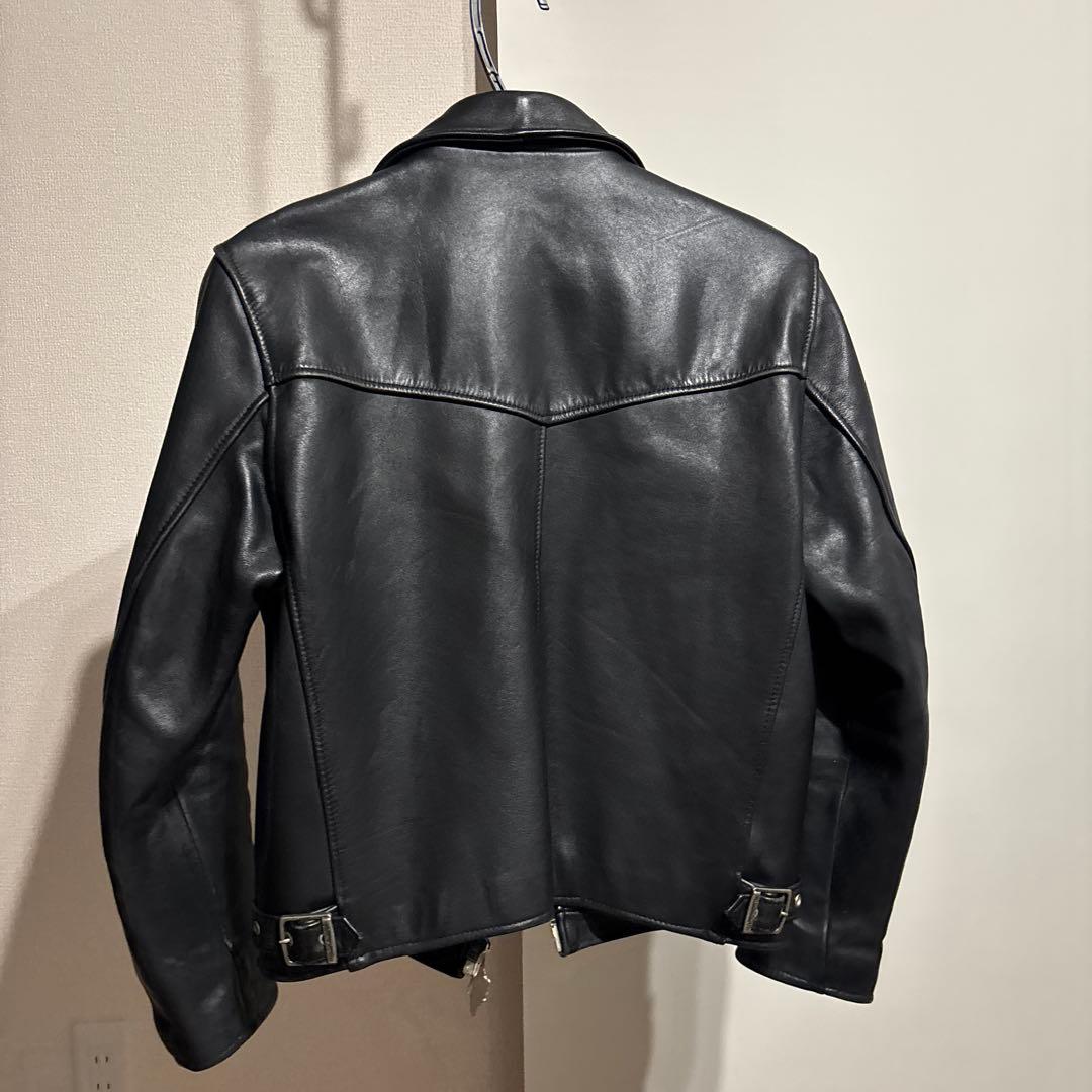 ハーレーダビッドソン ブラック レザージャケット シングルライダース