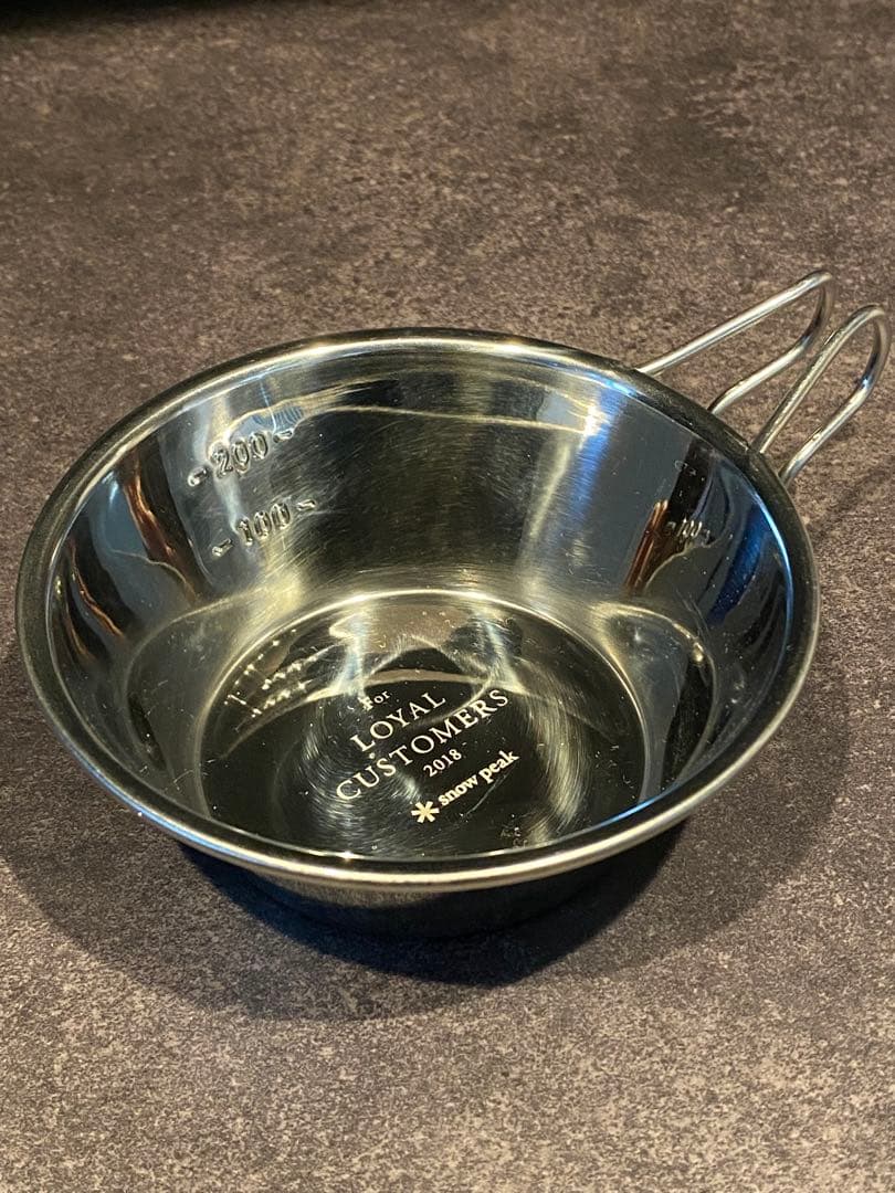 非売品】snowpeak スノーピーク シェラカップロイヤルカスタマー2018