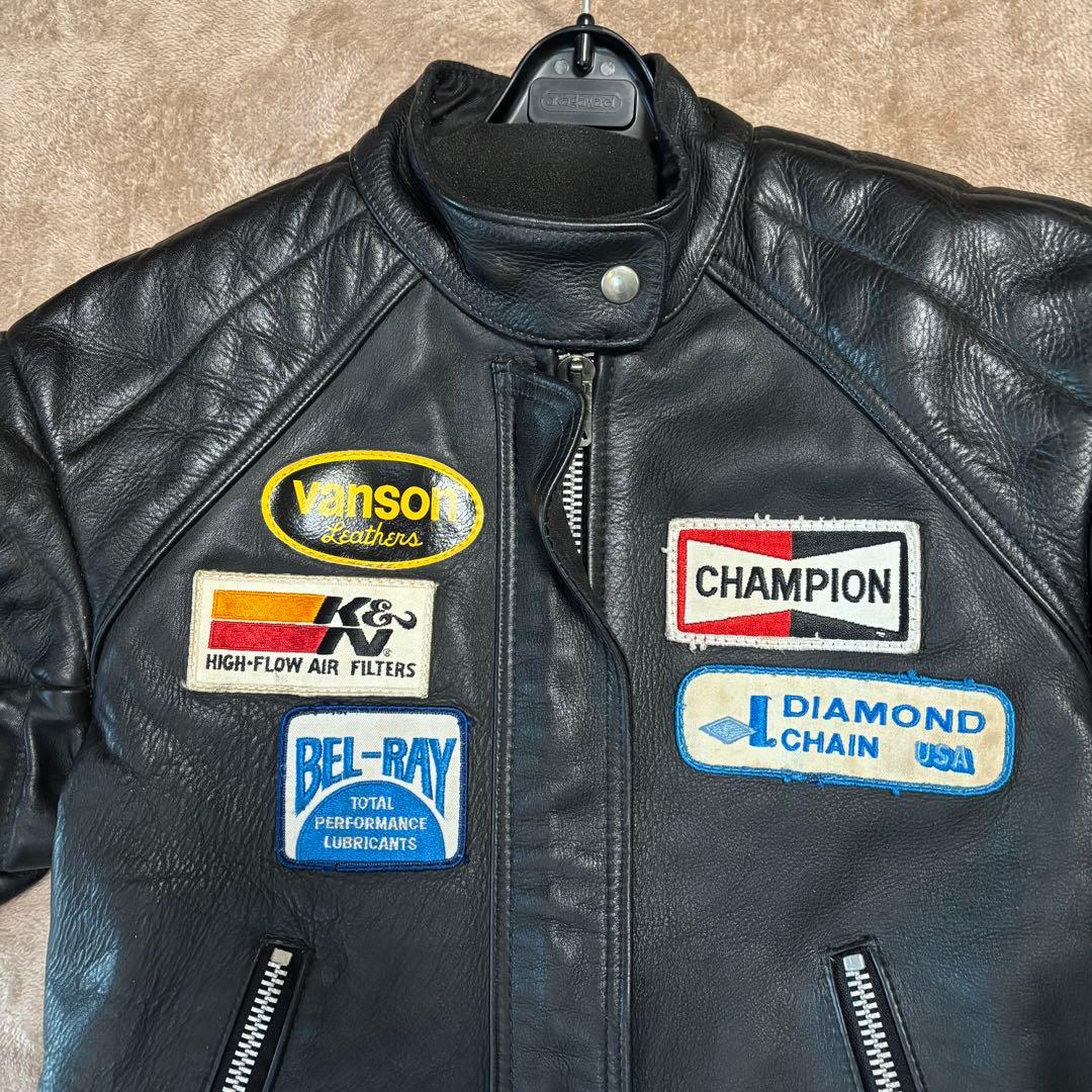 最終値下げ 超貴重❗️ VANSON TC サイズ38 ライダースジャケット