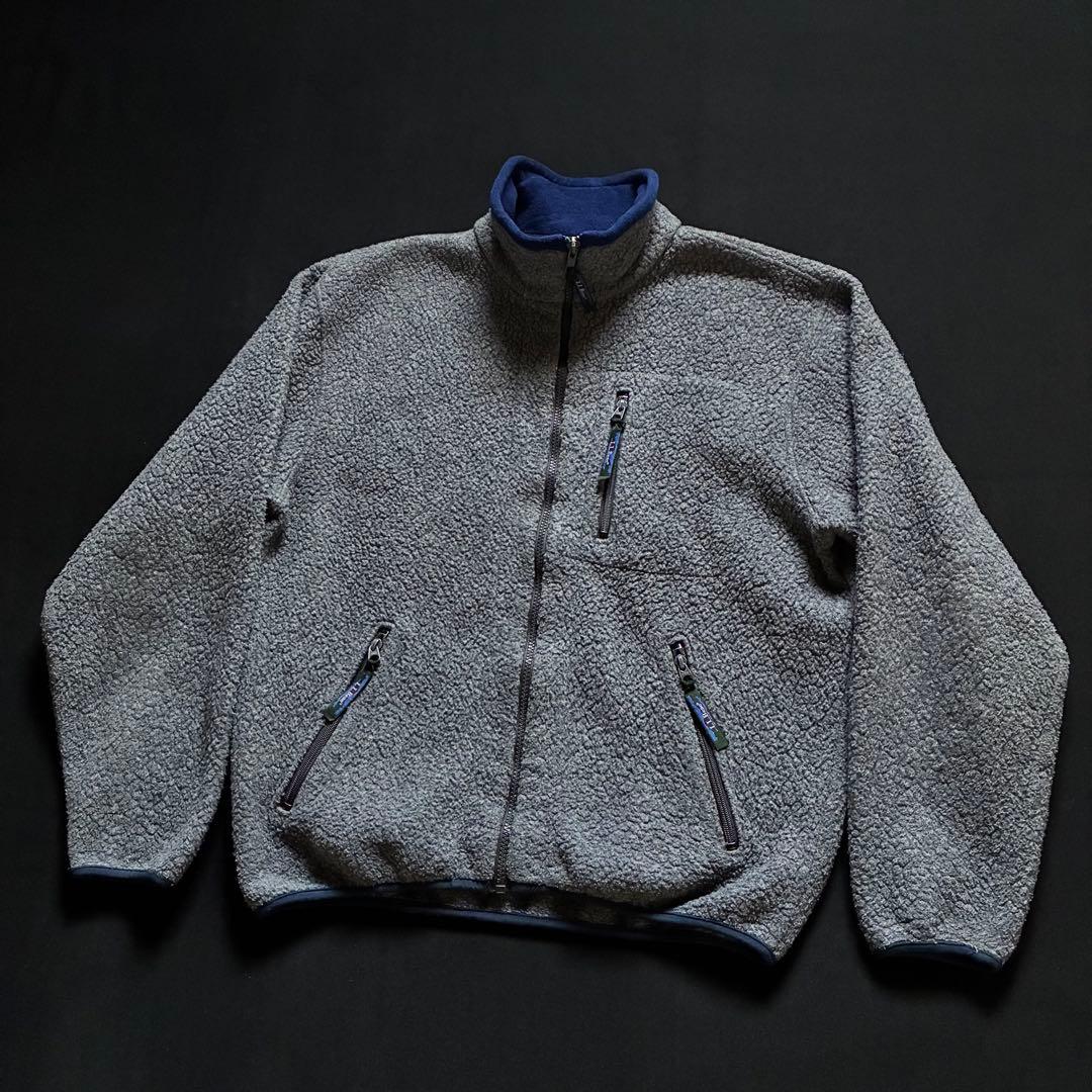 L.L.Bean フリース 杉咲花着用 同型色違い グレー 冬のなんかさ 無地