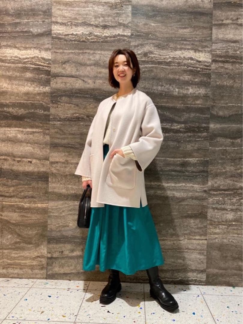 UNITED ARROWS アローズ バイカラー リバー ミドル コート 36 - メルカリ