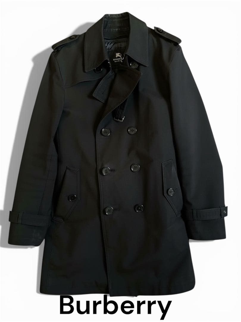 美品定価30万円超XL BURBERRY BLACK LABELトレンチコート 中古・古着通販】BURBERRY BLACK LABEL (バーバリーブラックレーベル