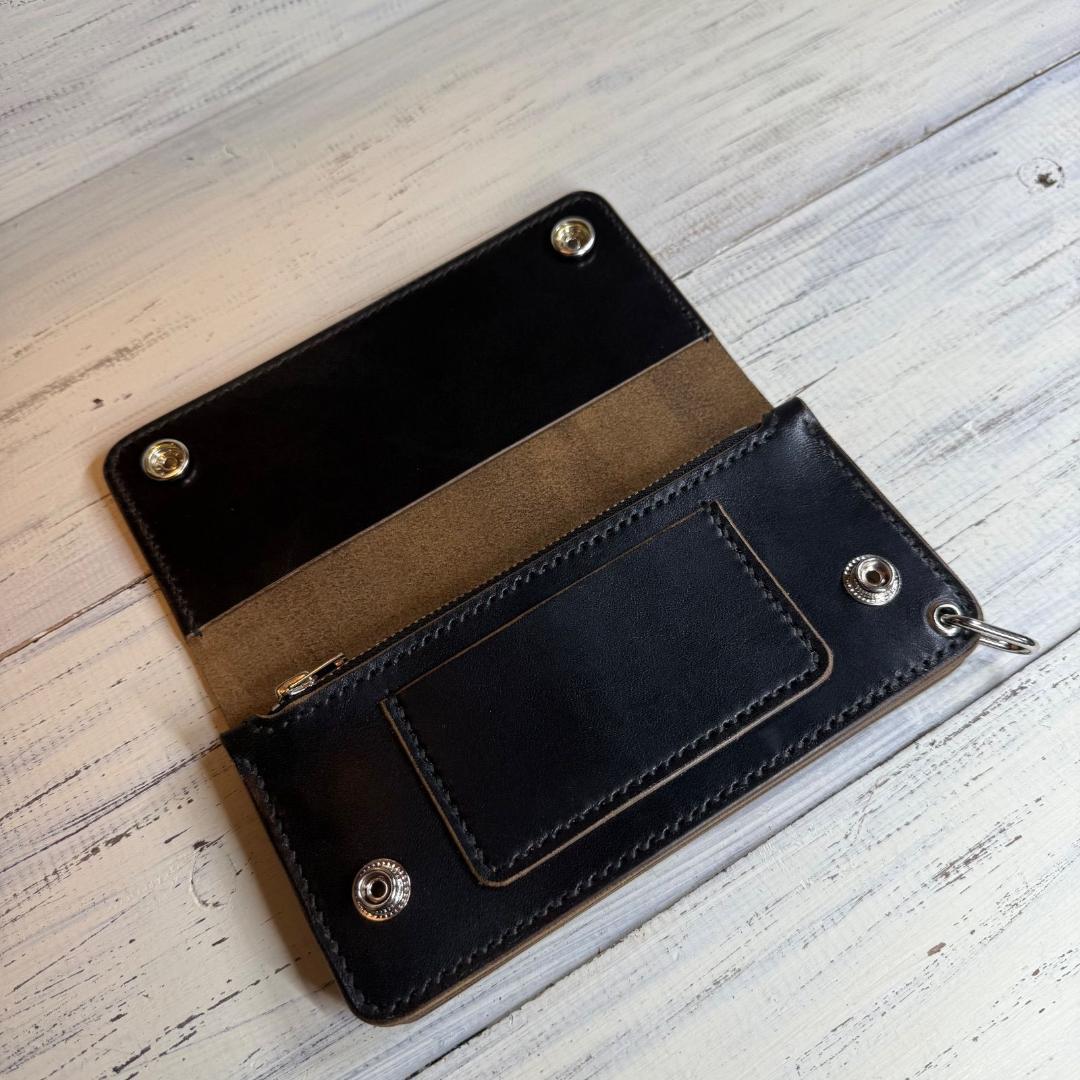 トラッカーウォレット ロング 3層】 ホースバット シルバー TALON