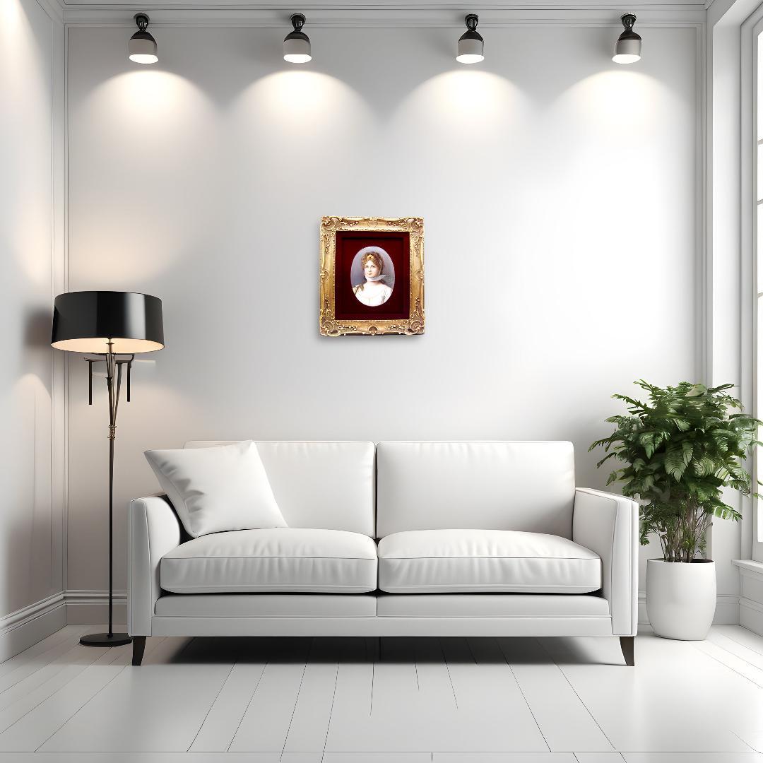 希少・KPMベルリン 】ルイーゼ王妃 陶板画／額装 アンティーク 投資