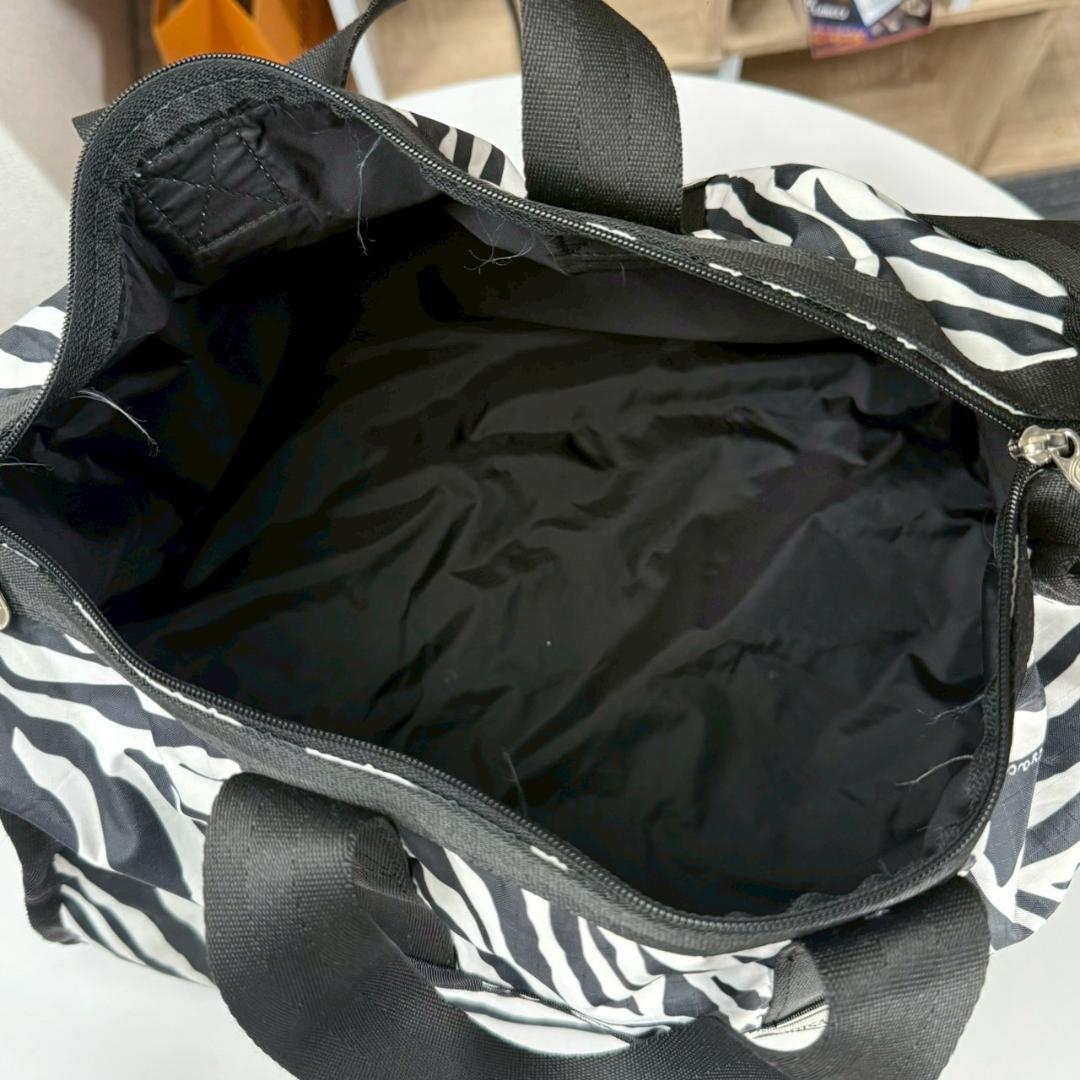 美品 LeSportsac ボストンバック 2way ゼブラ アニマル - メルカリ