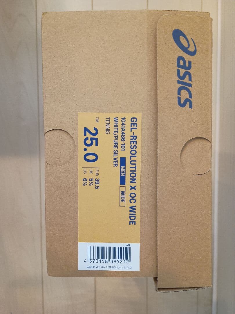 シューズ(男性用) GEL-RESOLUTION X OC WIDE, 25.0cm