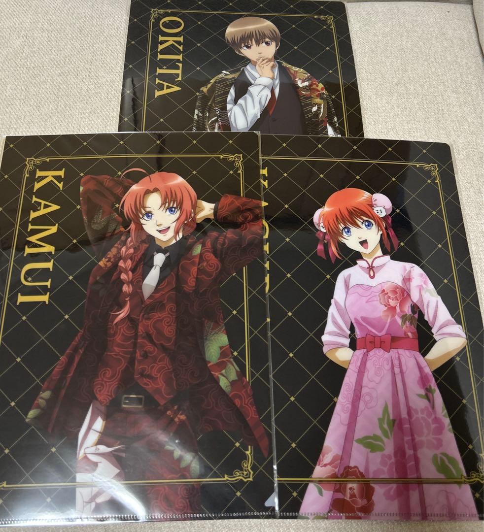 銀魂 沖田 神楽 神威 クリアファイル - メルカリ