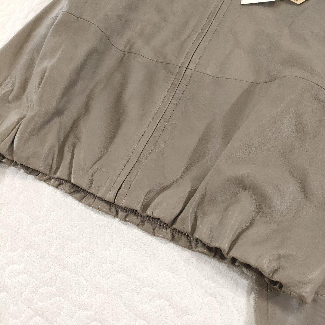 タグ付き✨BEARDSLEY 2021年モデル ノーカラーラムレザージャケット