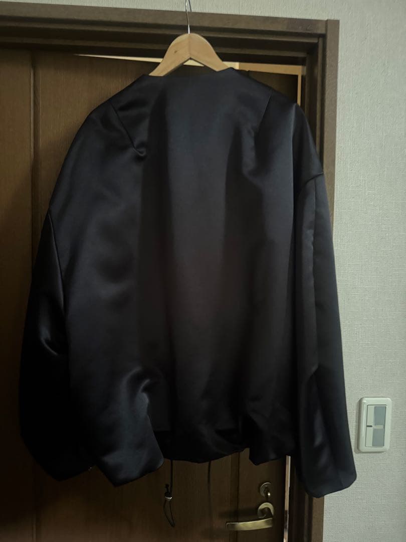 ITTI×lui's MA-1 ブルゾン オーバーサイズ サテン イッチ ルイス