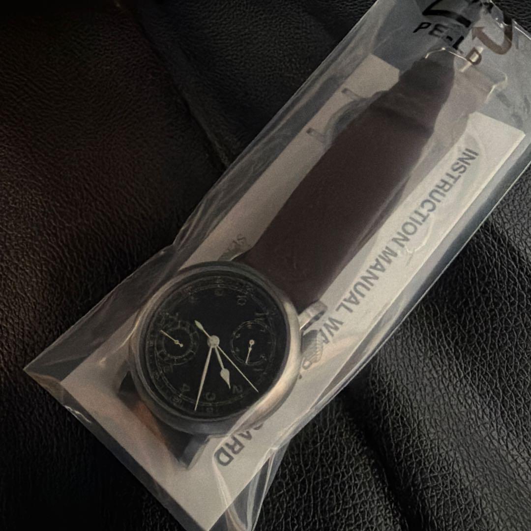 モントルロロイ ミリタリーウォッチ TYPE A-7 ブラック文字盤 腕時計