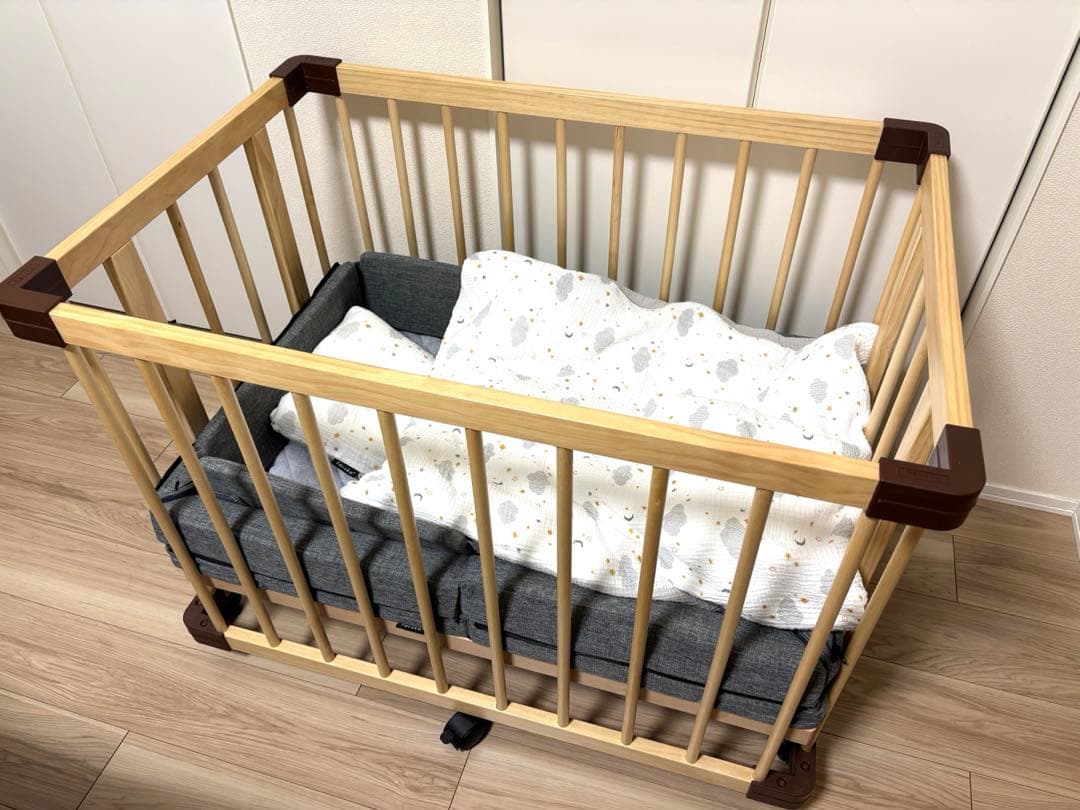 ファルスカ　ミニジョイントベッドネオ　コンパクトベッドフリー　ベビーベッド farska（ファルスカ）｜ミニジョイントベッド ネオ｜出産祝い・ベビー