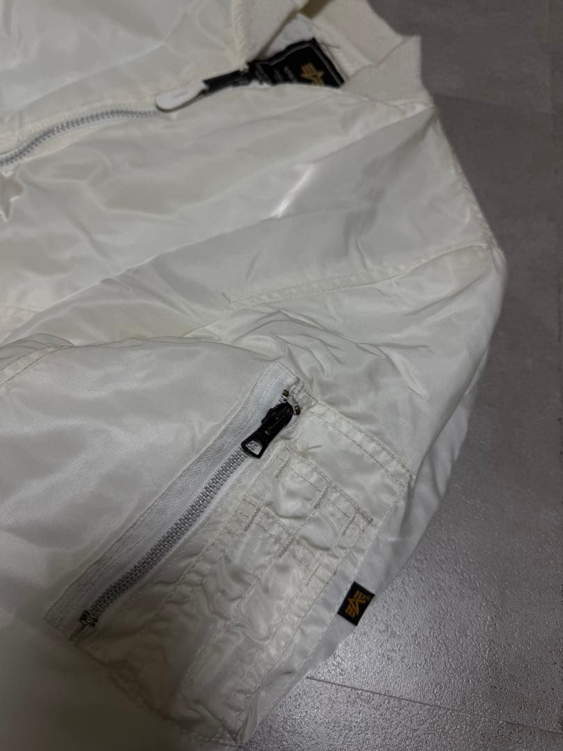 USA製】 ALPHA MA-1 雰囲気系vintage 短丈 アルファ - メルカリ