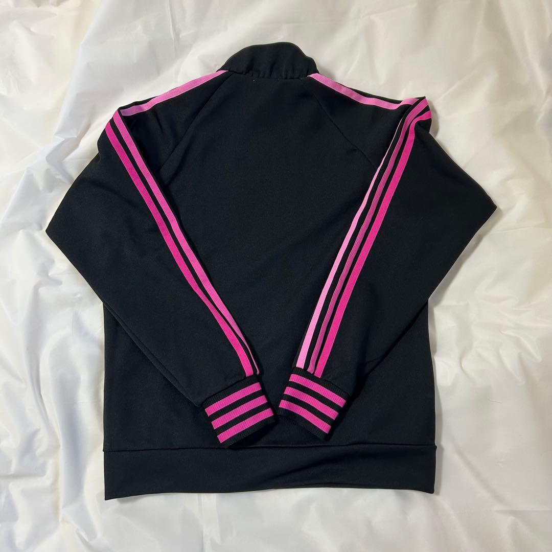 adidas ジャージ スパンコール ピンク ブラック 平成ギャル y2k - メルカリ