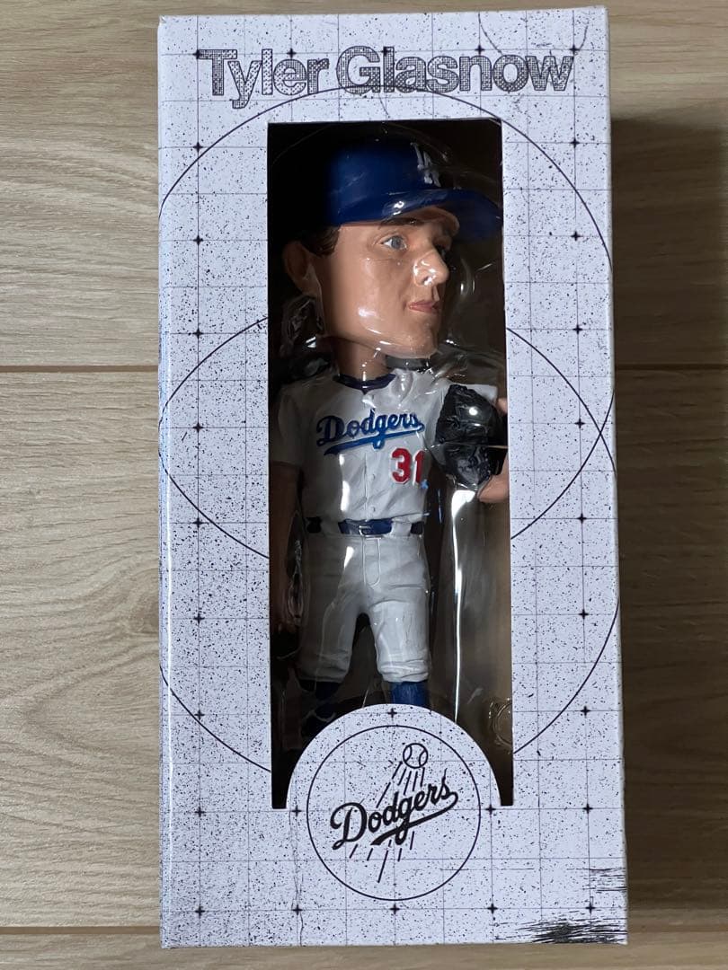 《新品未開封》◾️Dodgers／グラスノー　ボブルヘッド　現地観戦　来場者記念