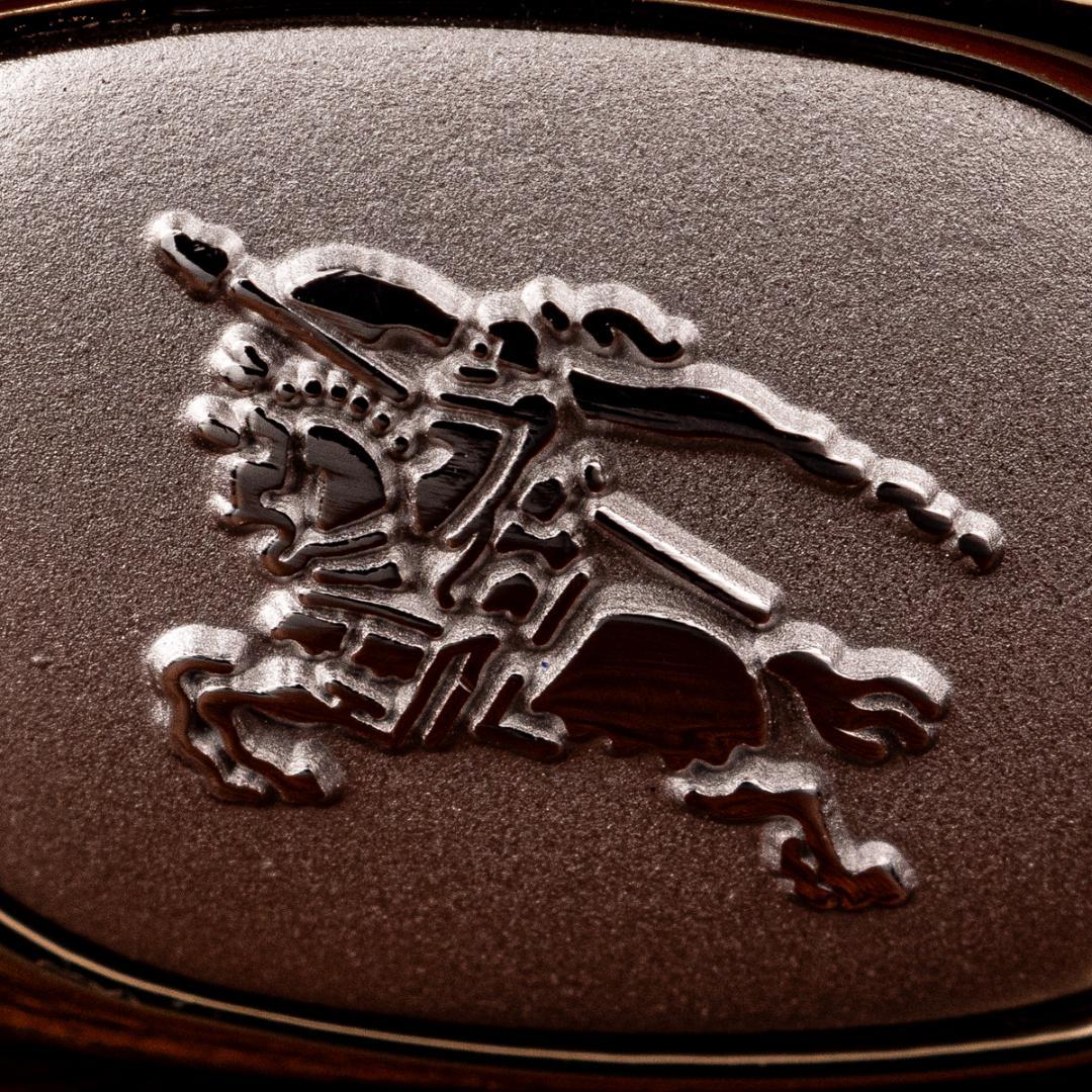 英国王室御用達】 バーバリー 鏡面加工ナイト カフリンクス Burberry