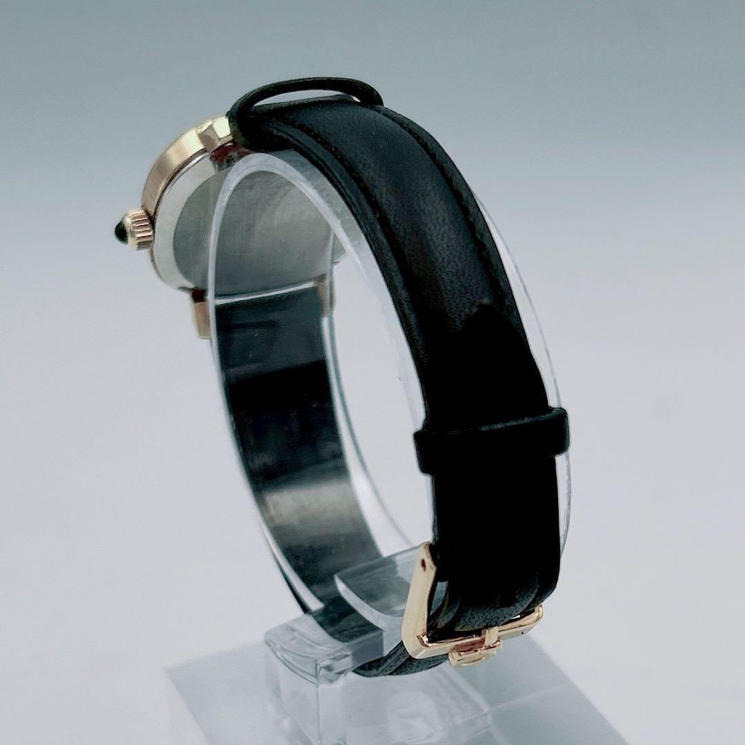 稼働】OMEGA De Ville 手巻き時計 スクエア ゴールド レディース