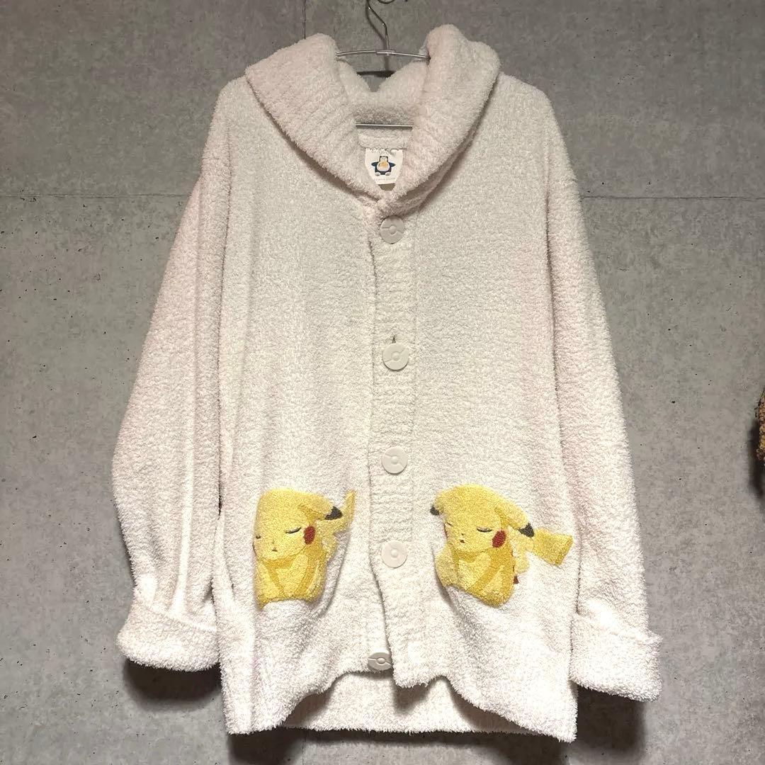 ジェラピケポケモンスリープベビモコジャガードショールカーディガン