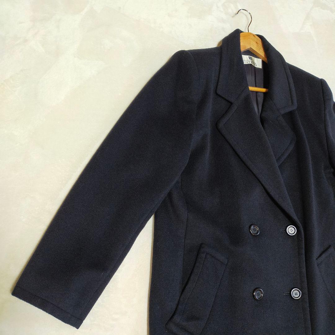 美品 カシミヤ100% GIVENCHY ダブルブレストチェスターコート - メルカリ