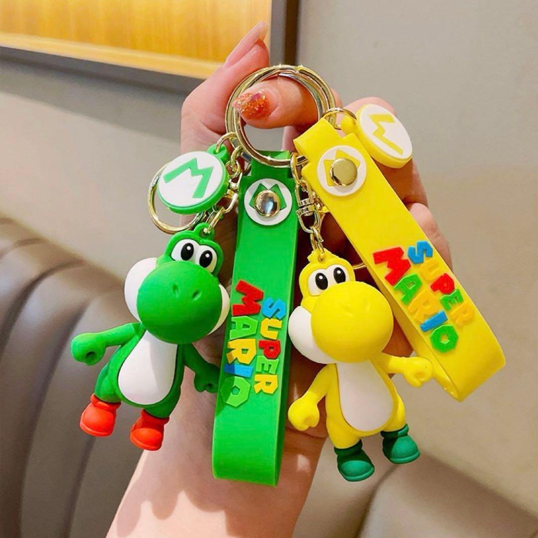 黄色】 ヨッシー キーホルダー ストラップ スーパーマリオ USJ - メルカリ