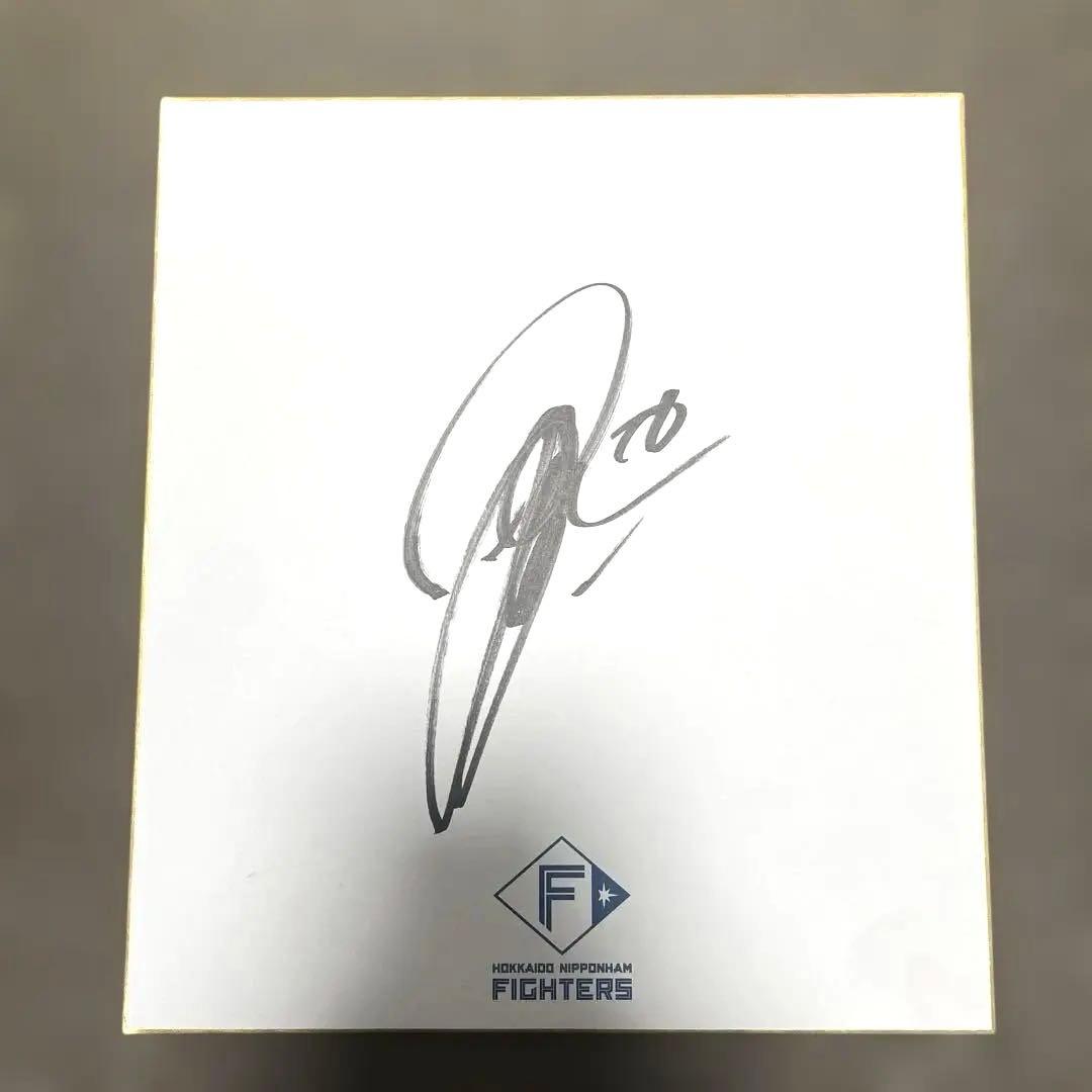 達孝太 直筆サイン 北海道日本ハムファイターズ 沖縄 名護キャンプ