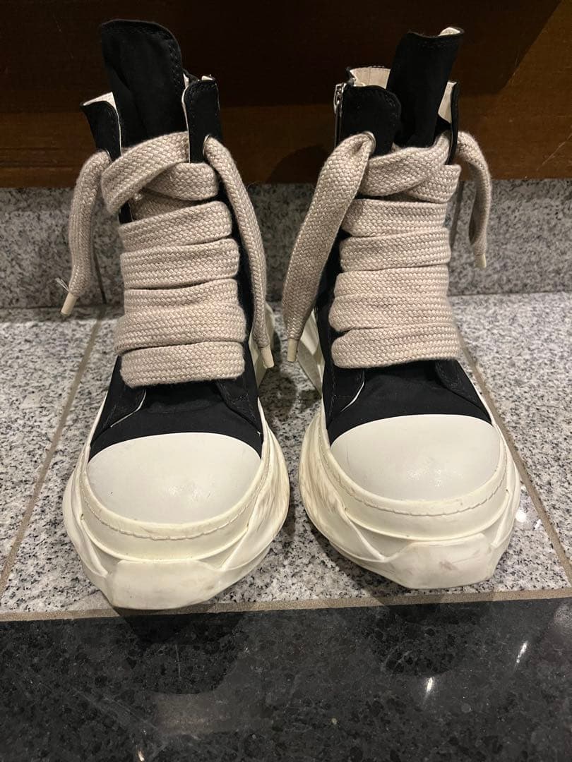 Rick Owens DRKSHDW風 ハイカットスニーカー 23.5cm