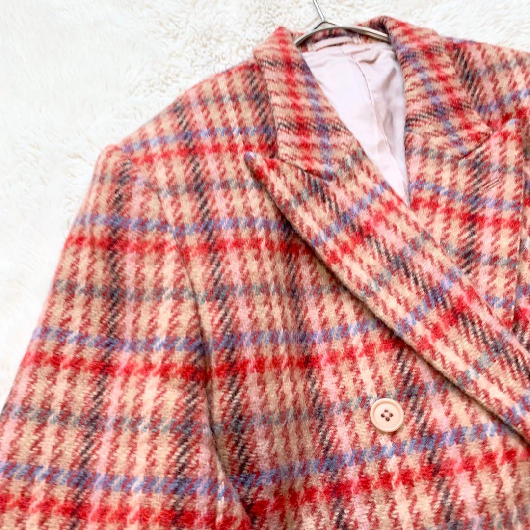 美品＊ピンクハウス 秋冬 チェック テーラード ジャケット L相当