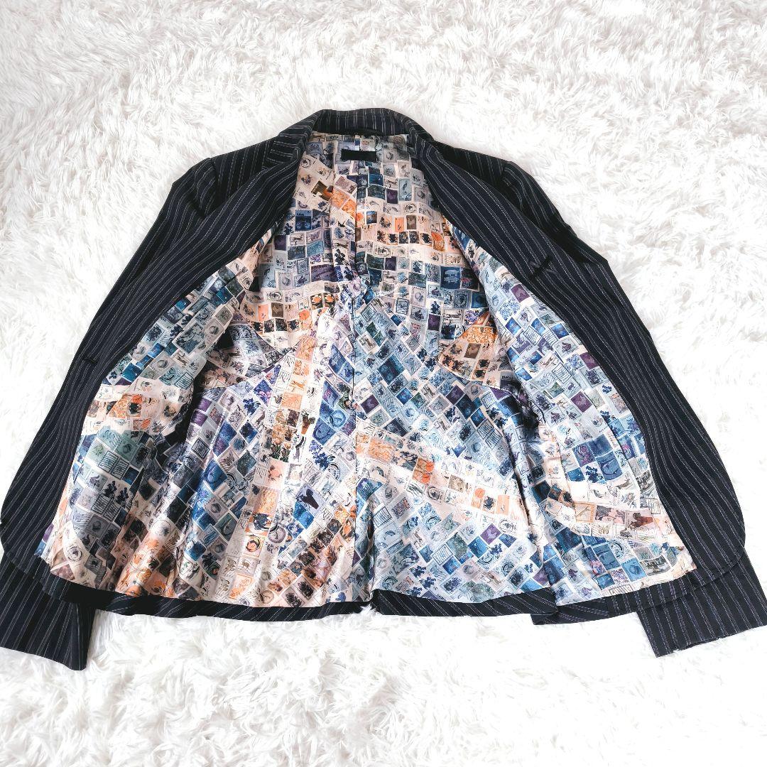 美品】ポールスミス ブラック スーツ セットアップ マルチストライプ