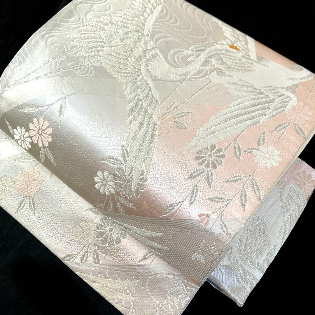 袋帯 ワンタッチ作り帯 マジックテープ 二重太鼓 付け帯 正絹 - メルカリ