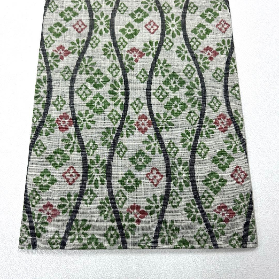 帯5085 ○奥順 はたおり娘 結城紬 高級 正絹 全通 名古屋仕立て 名古屋