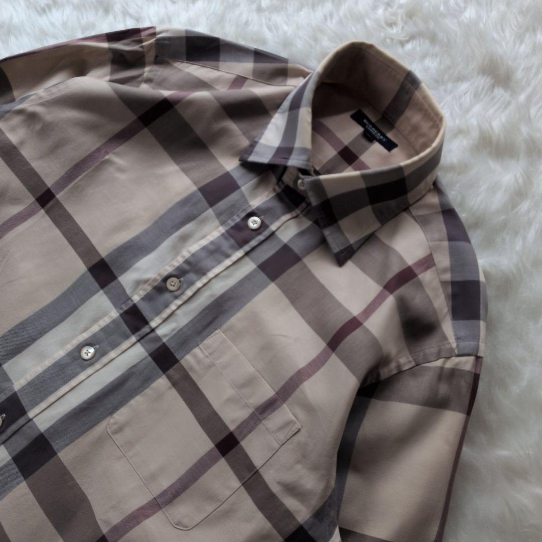 ✨ノバチェック✨バーバリー☆ヴィンテージ☆シャツ☆長袖☆大きい