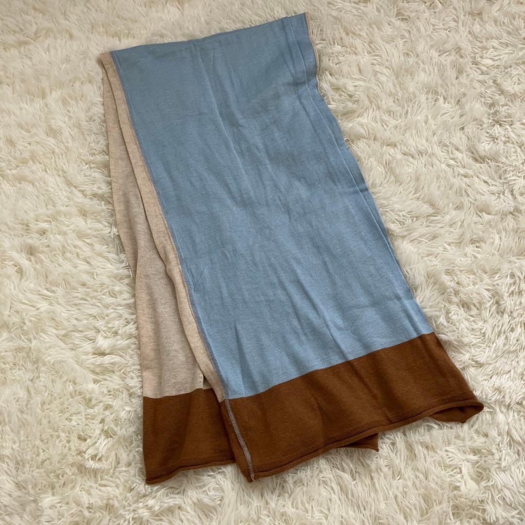 美品】45r ガーゼトリコロール ストール - メルカリ