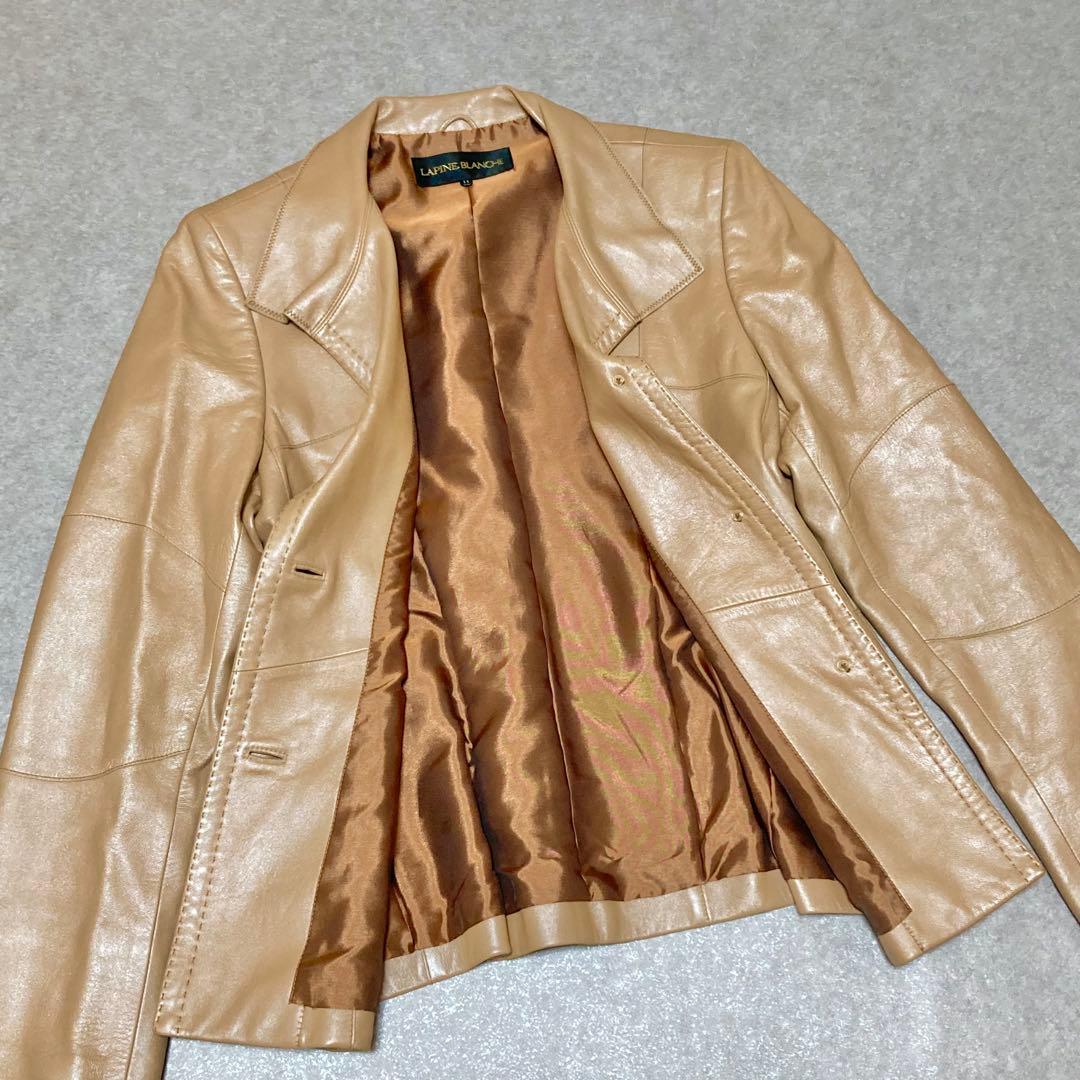 森ガール フェアリーグランジ レザージャケット 羊革 y2k 平成 00s