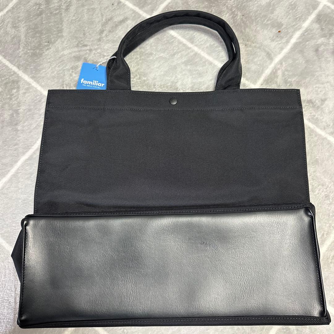 新品 タグ付きfamiliar お受験バッグ マザーズ.フォーマルバッグ 黒
