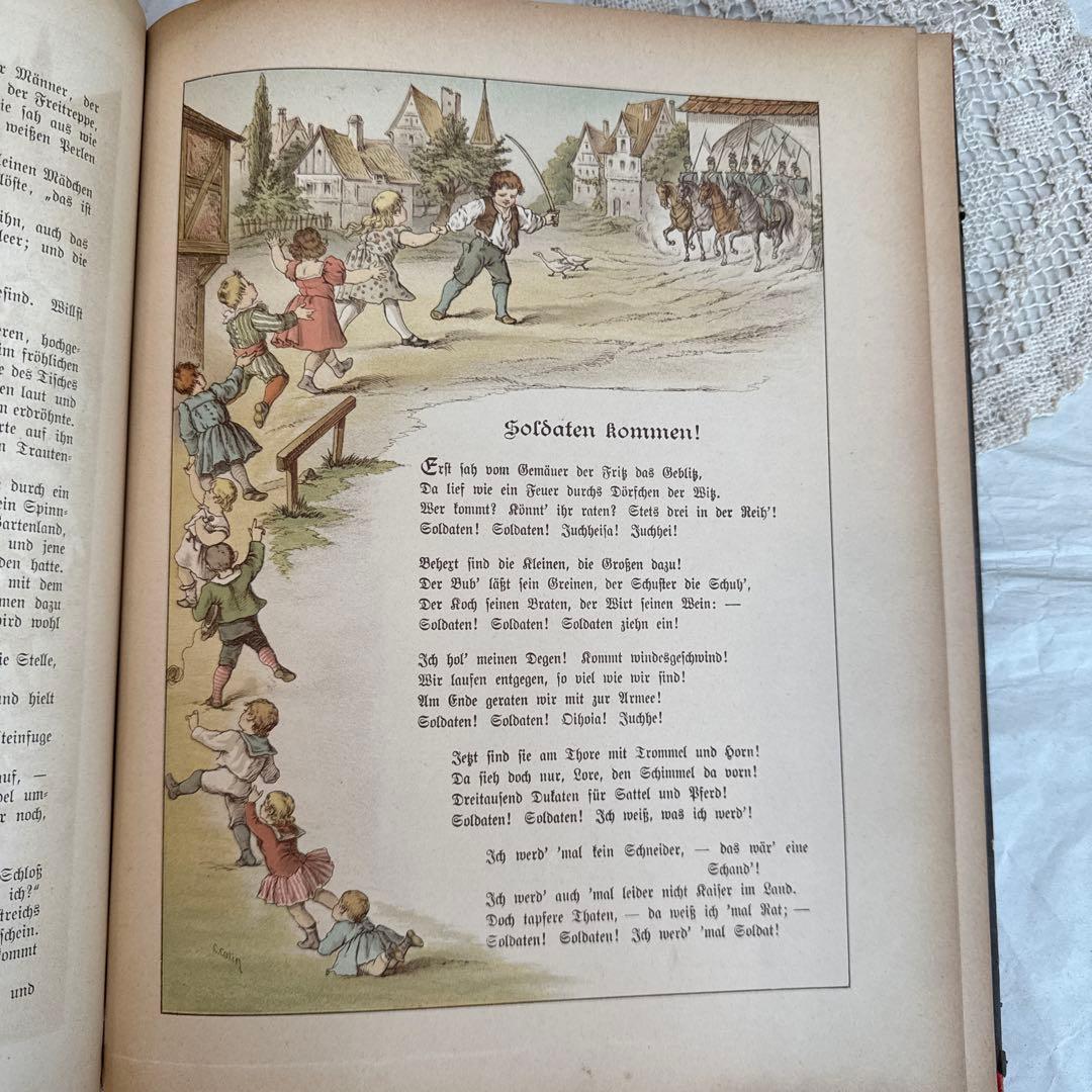 稀少 1890年アーネストニースター絵本アンティーク洋書 古書ジャンク