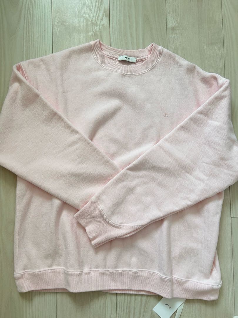 ❤︎新品❤︎ATON エイトン❤︎ピンク スウェット - メルカリ