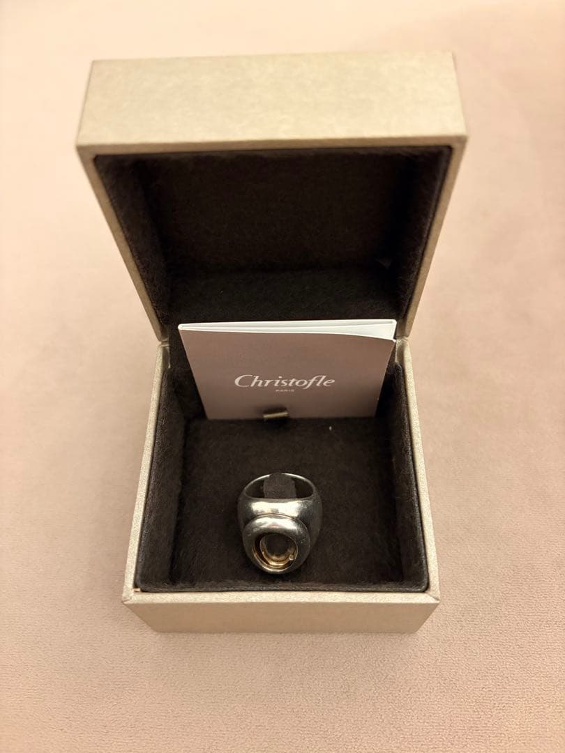 Christofle シルバーリング オーバルシェイプ