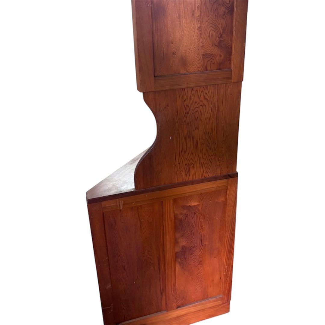 屋久杉 屋久島 コーナーキャビネット キャビネット 漆塗り うるし塗り