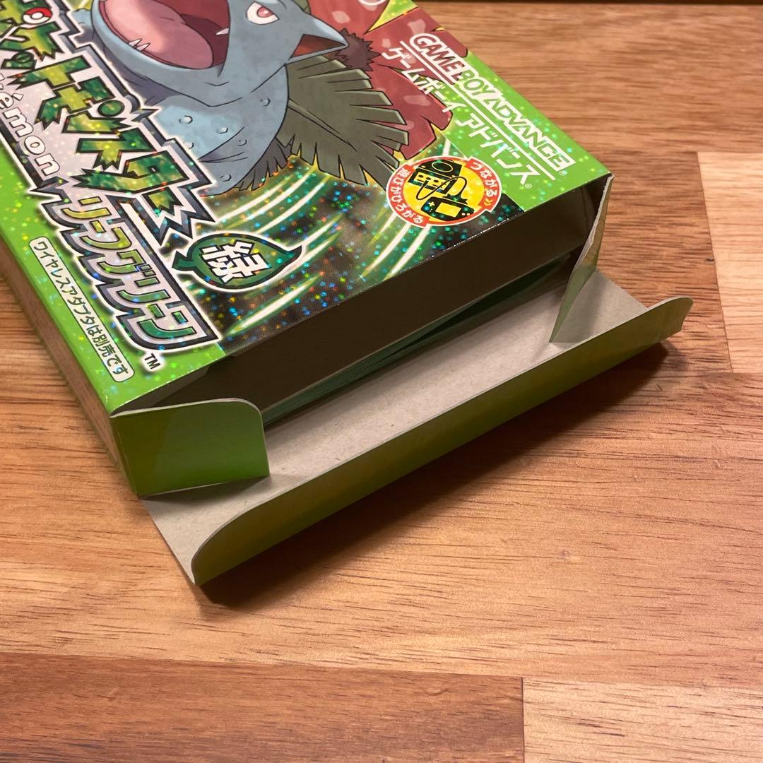 美品】GBA ポケットモンスター リーフグリーン ワイヤレスアダプタ付き