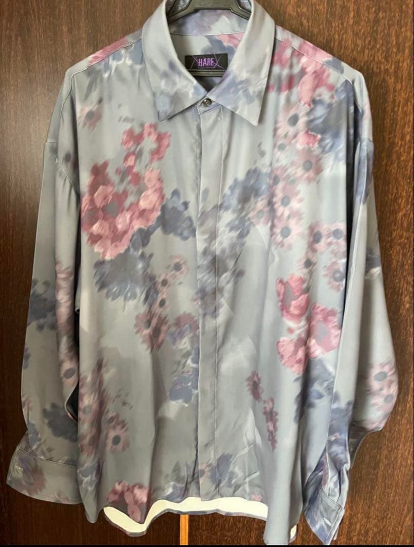 最終値下げ】プロセカ×ZOZO ノーバディフラワープリントシャツ HARE