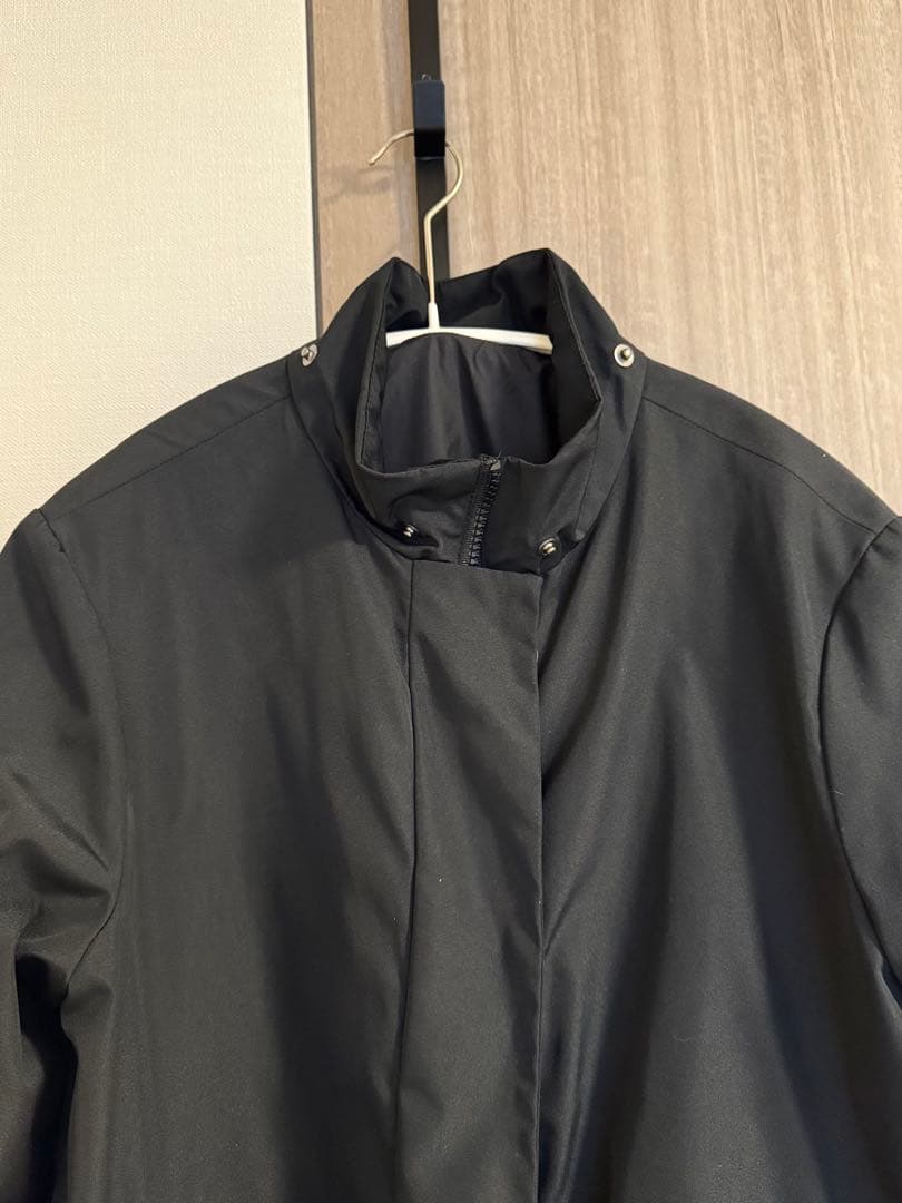 MONCLER 14A コート 黒 プリーツ☆大人女子に - メルカリ