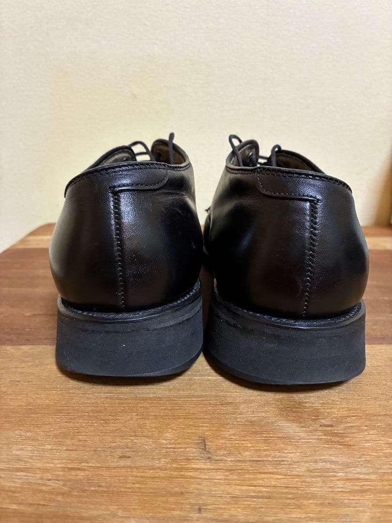 【6.5D】オールデン プレントゥー 53547 黒 カーフ ドレスラバーソール