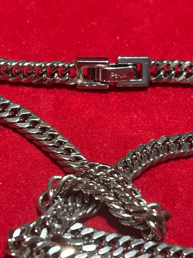 (美品)プラチナ喜平　pt-inネックレス　ダブル6面　22.9ｇ