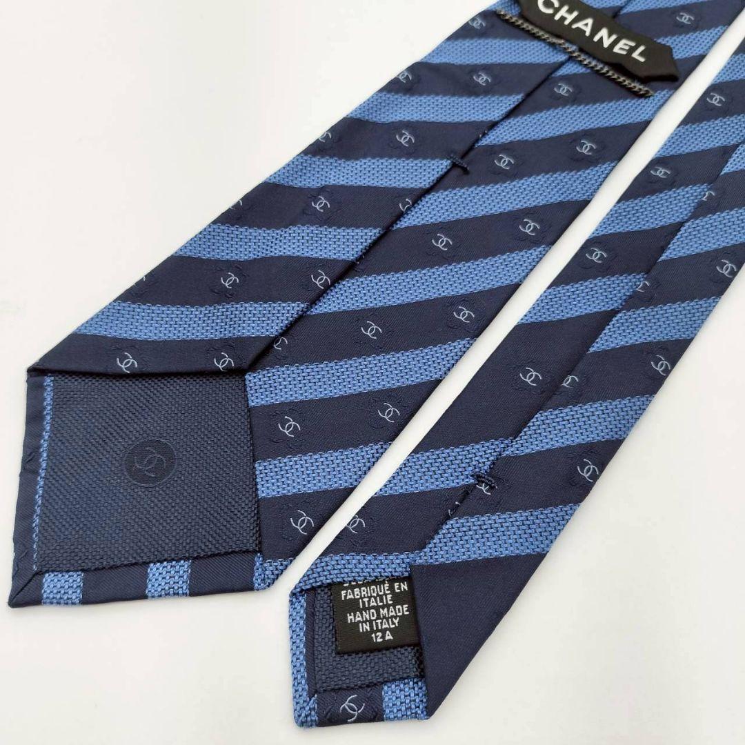 良品 シャネル ココマーク ミニココ カメリア ストライプ ジャガード