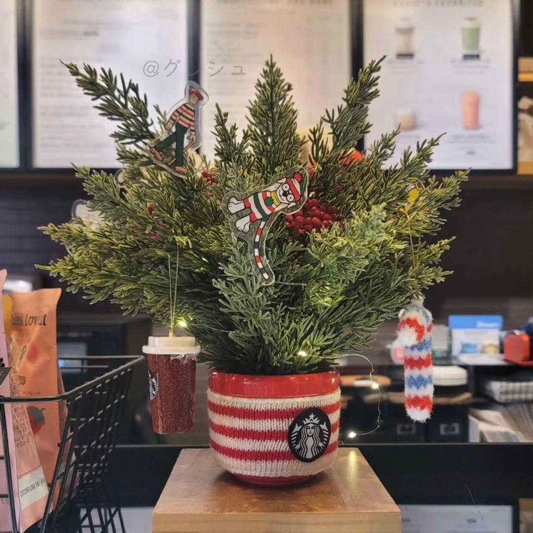 韓国限定】スタバ ジョイフル ウォーリー クリスマス ツリー フル