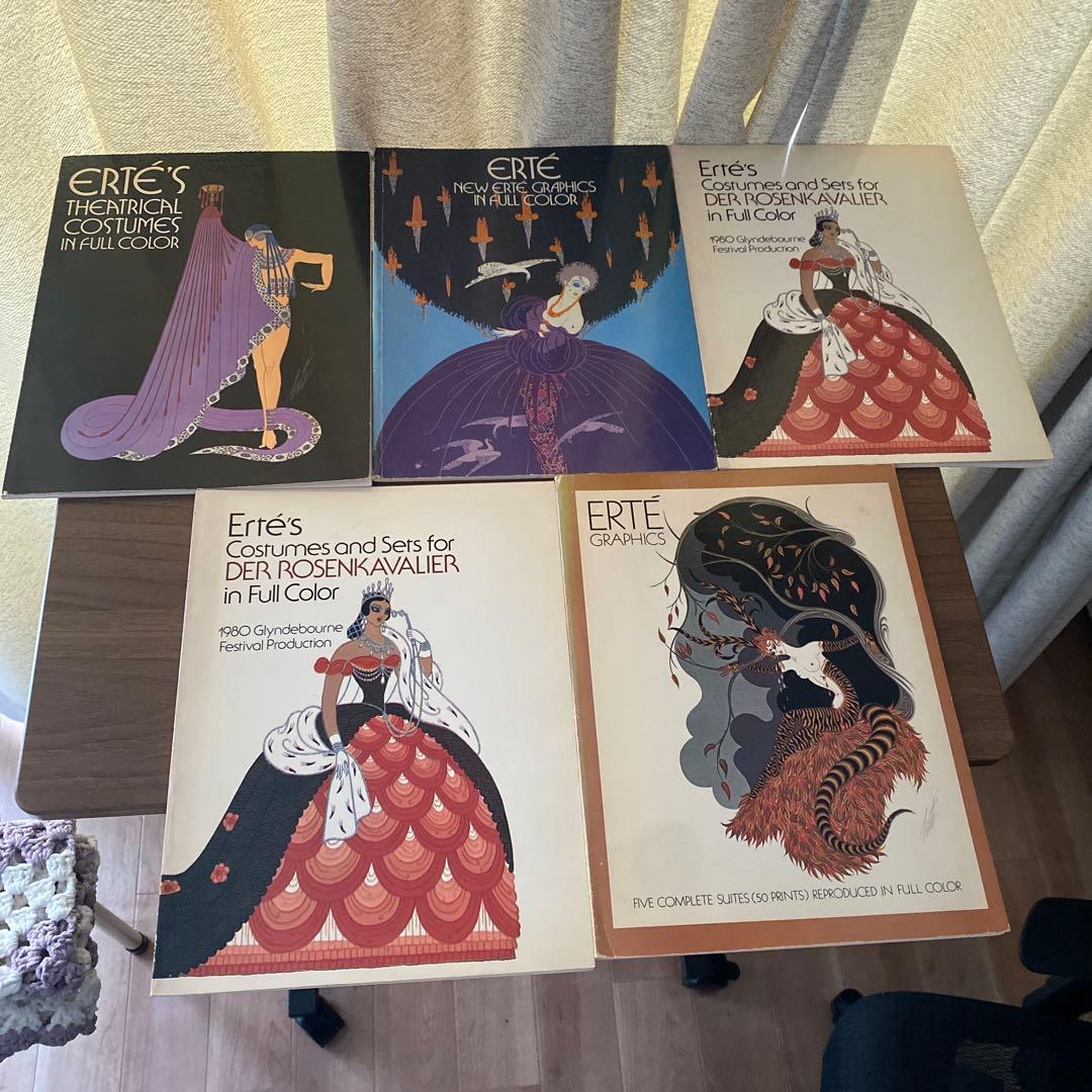 【洋書】Erté (エルテ)の舞台衣装デザイン集　まとめ売り Yahoo!オークション -「洋書 エルテ」の落札相場・落札価格