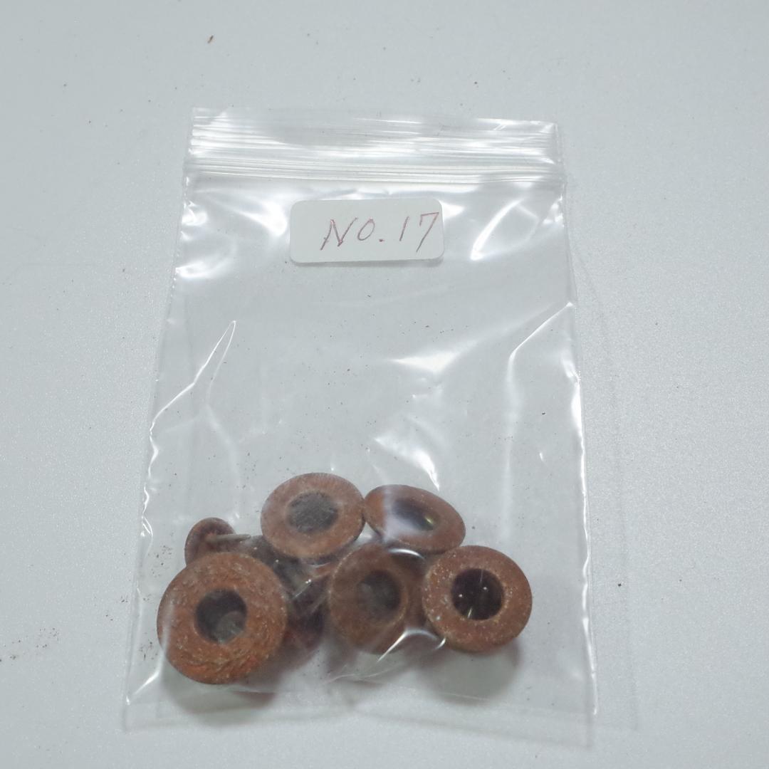 月桂樹 ドーナツボタン 大戦モデル 日本製 鉄製 S字ワイヤー5個セット