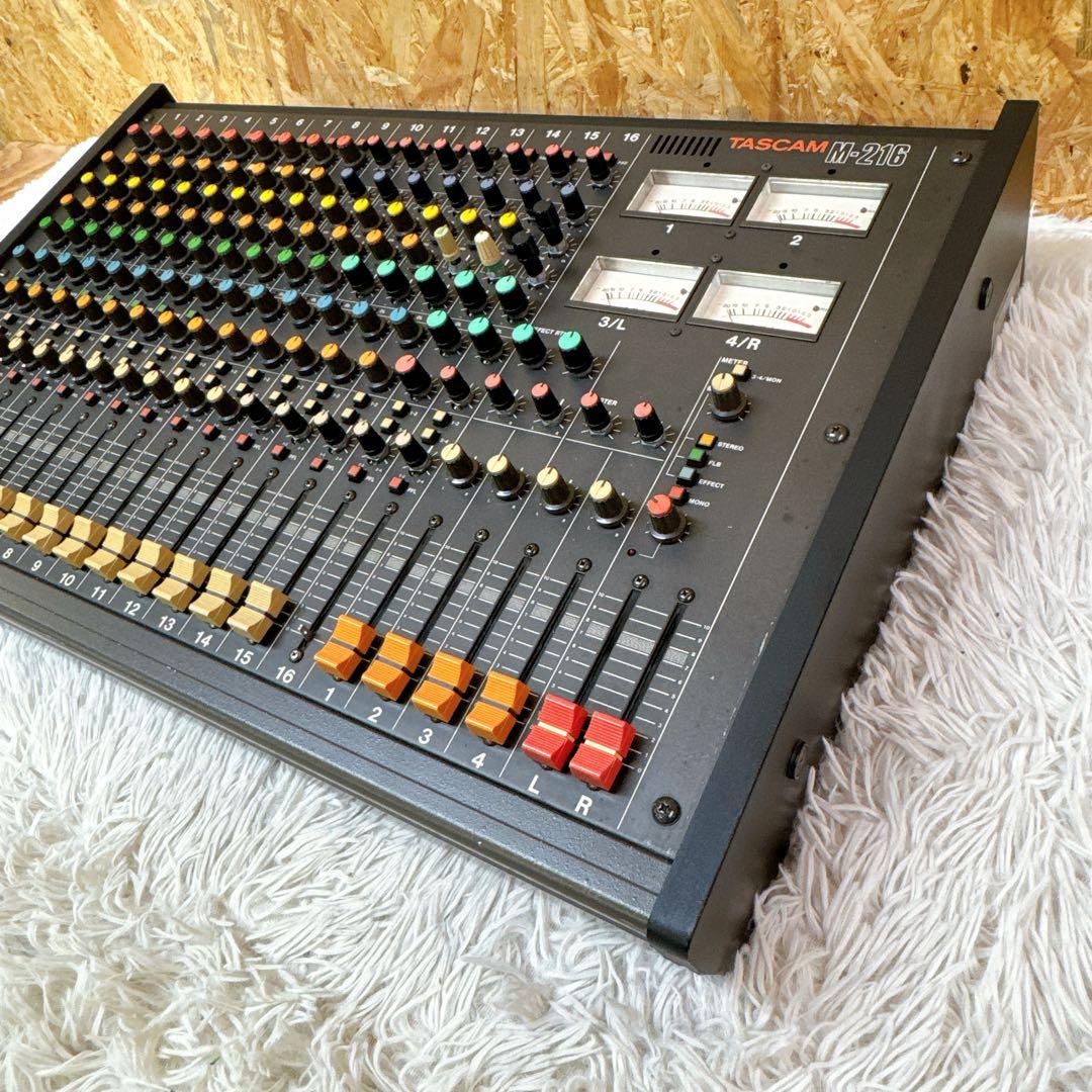 TASCAM M-216 アナログミキサー 16ch ビンテージ タスカム - メルカリ
