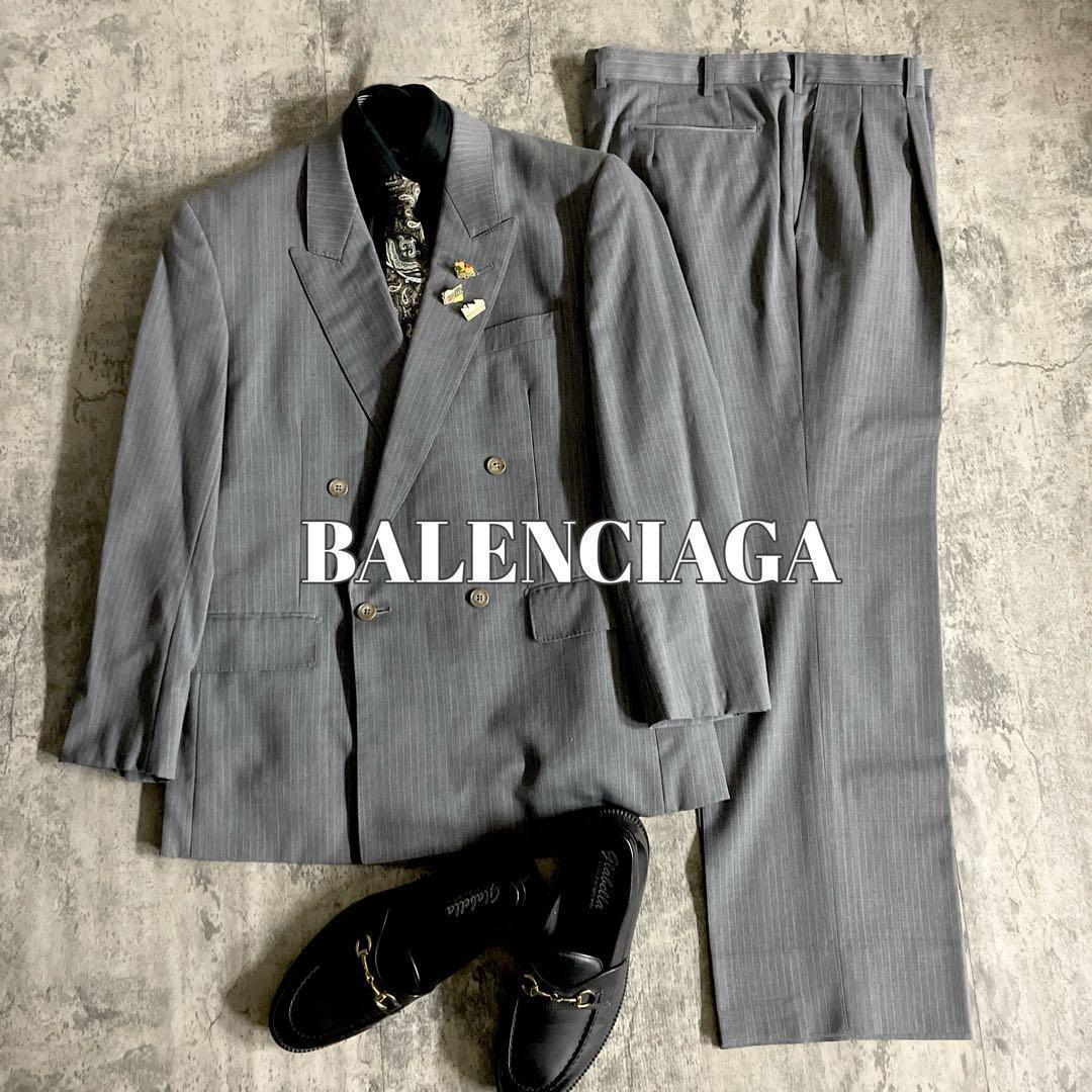 極美品 Apollo特注 BALENCIAGA ネクタイ スーツ セットアップ 極美品 Apollo特注 BALENCIAGA ネクタイ スーツ セットアップ